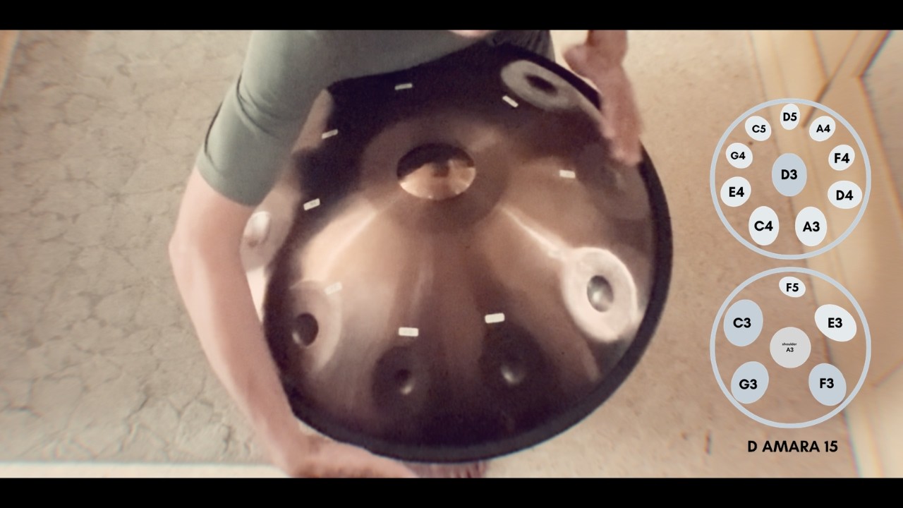 Handpan(ハンドパン )[MARU] Deep Amara 15 (Full Size Maru)