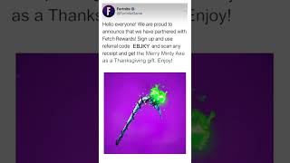 How To Get Minty Axe For Free With Receiptsfetch Rewards