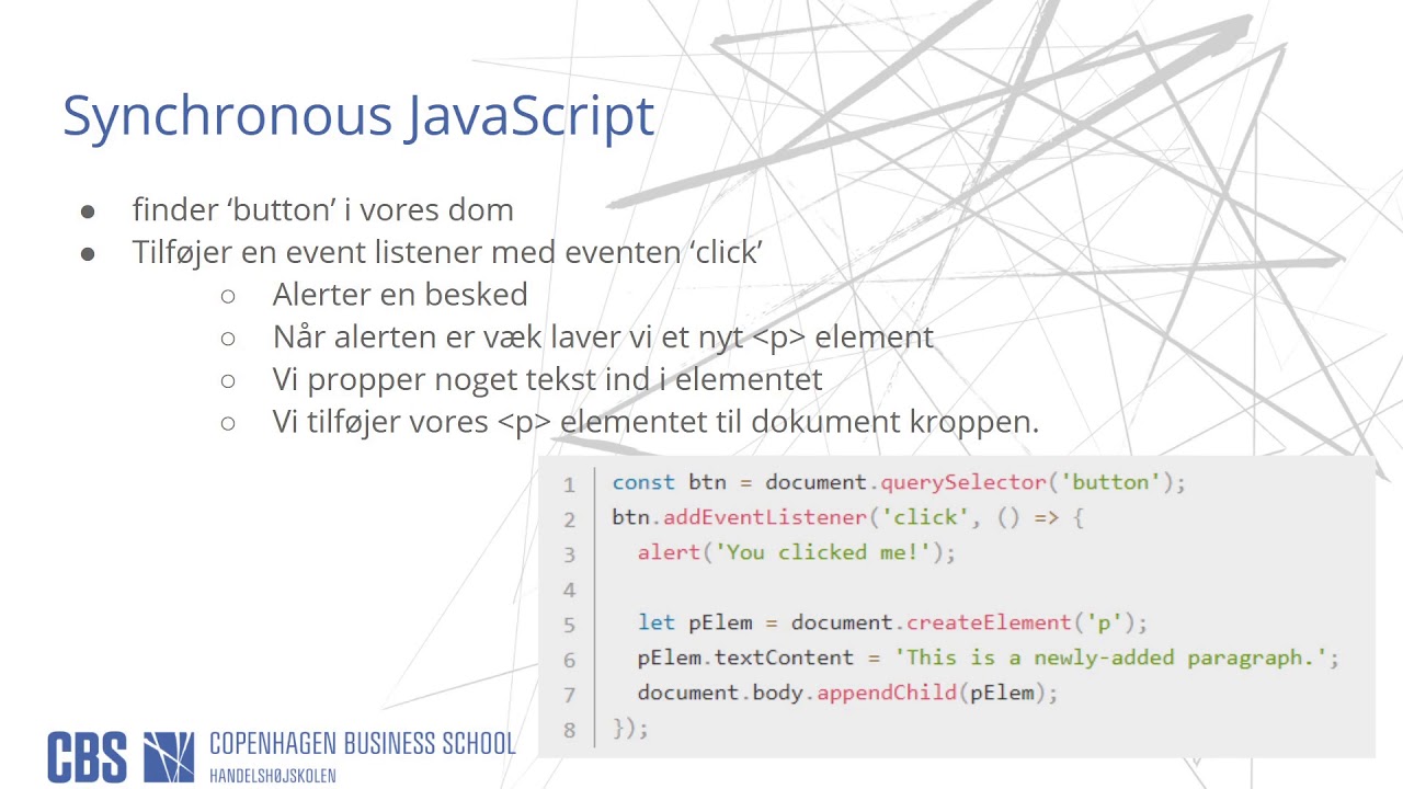 Asynkron programmering i JavaScript med promises - YouTube