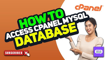 How to access cpanel mysql database 2025