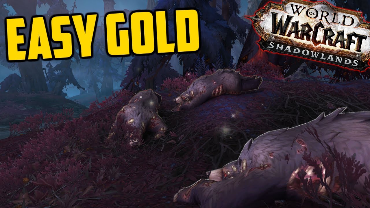 EASY GOLD With Skinning - Free Leather World Quest in Revendreth - Shadowlands Goldfarm