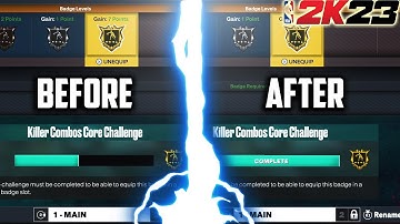 HOW TO UNLOCK CORE BADGES FOR KILLER COMBOS & HANDLES FOR DAYS NBA 2K23 FASTEST WAY