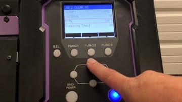 Mimaki Machine Set Up Menu