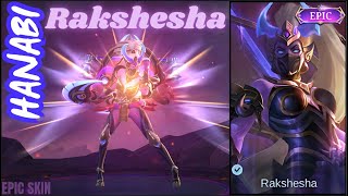 Hanabi Rakshesha (Epic Skin) [MLBB Skin Effects 4K UHD] | Slow Motion Showcase