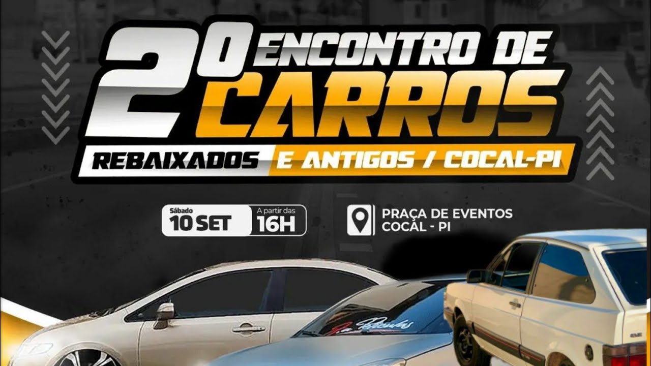 Cocal será palco do 3º Encontro de Carros Rebaixados neste sábado (09/09)