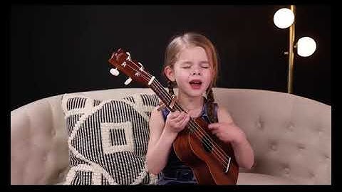 Cant Help Falling In Love   Elvis Cover by 6 Year  Claire Crosby