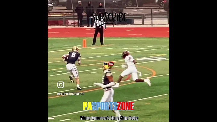 Notre Dame Safety Commit Joey O’Brien with 3 TDs in the Philly City 6A Championship