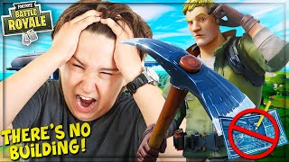 TROLLING ANGRY KID WITH *NO BUILDING* IN SEASON 2! (Funny Fortnite Trolling)