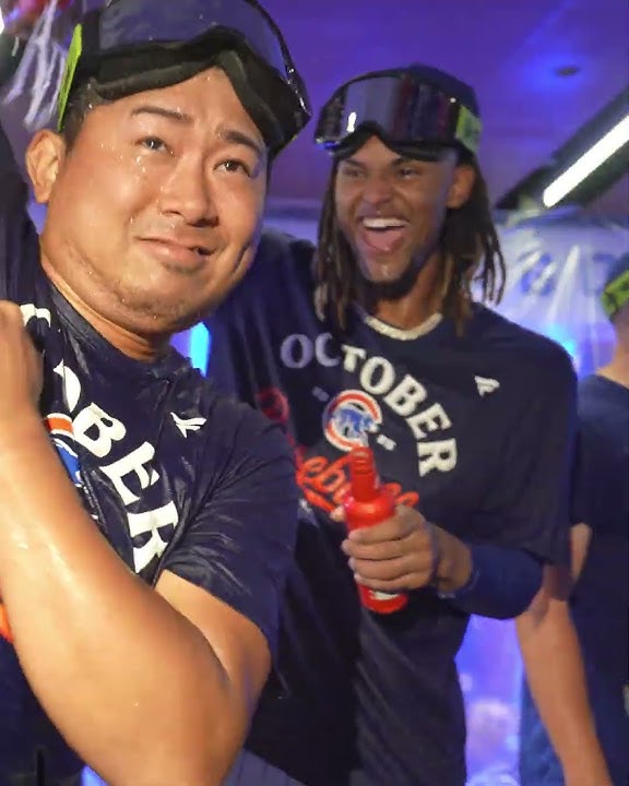 Shota Imanaga working on his Bud flip #CLINCHED