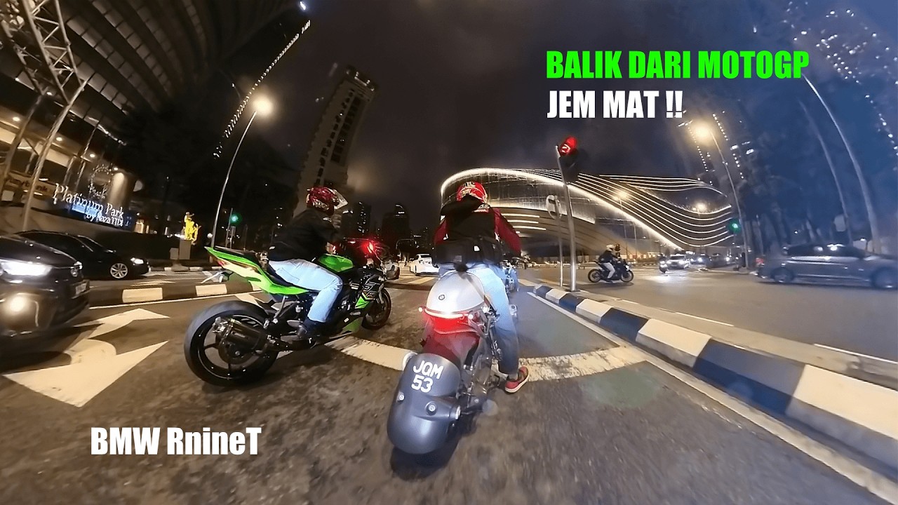 BMW RnineT | Balik dari KLCC JEM MAT !! | Insta360 X3