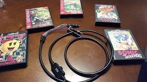 Sega Genesis: composite vs. component (YPbPr HD Retrovision cables)