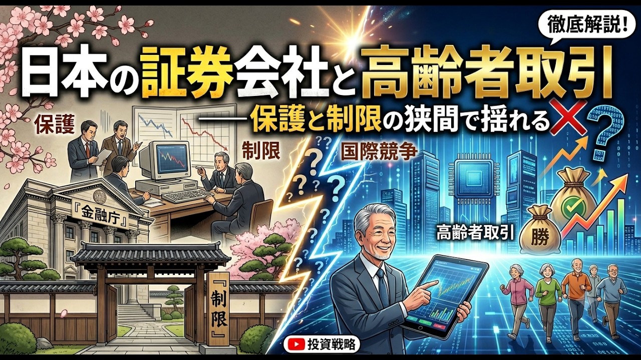日本の証券会社と高齢者取引──保護と制限の狭間で揺れる投資環境
