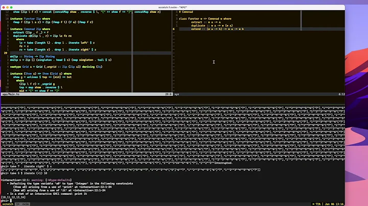[2/2] Advent of Code Day 4 Haskell Comonad implementation