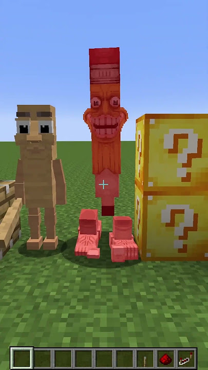 Italian Brainrot Tung Tung Sahur and Pak Rahmat Mamat and Lucky Blocks combined