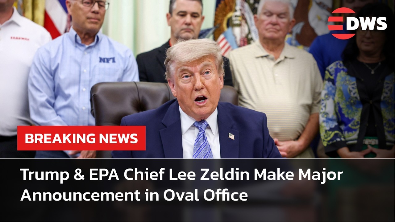 WATCH: U.S. President Donald Trump & EPA Chief Lee Zeldin Make Major ...