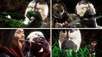 Mortal Kombat 11 - ALL Fatalities on Spawn
