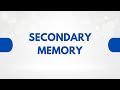 Secondary Memory in Computers | Types, Examples, and Functions Explained
