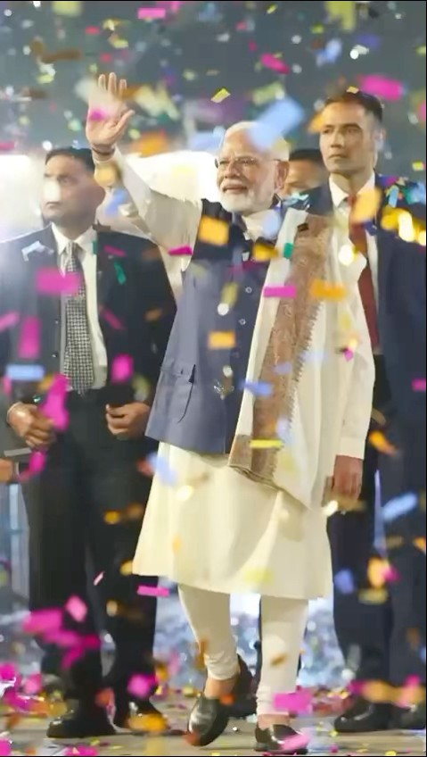 PM Modi arrives at BJP headquarters in New Delhi | #shorts