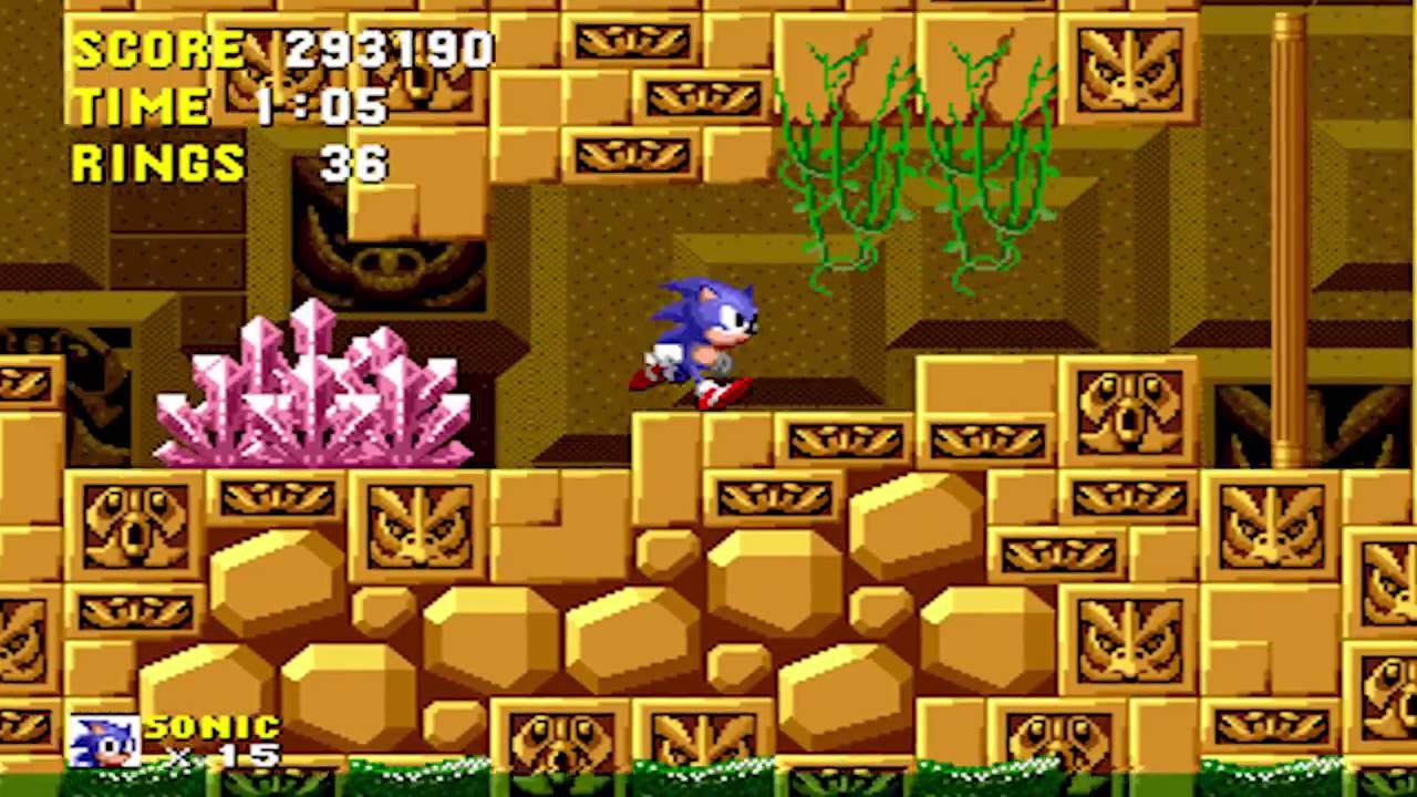 Sonic the Hedgehog 1 - 2nd Playthrough Part 4: Labyrinth Zone - YouTube