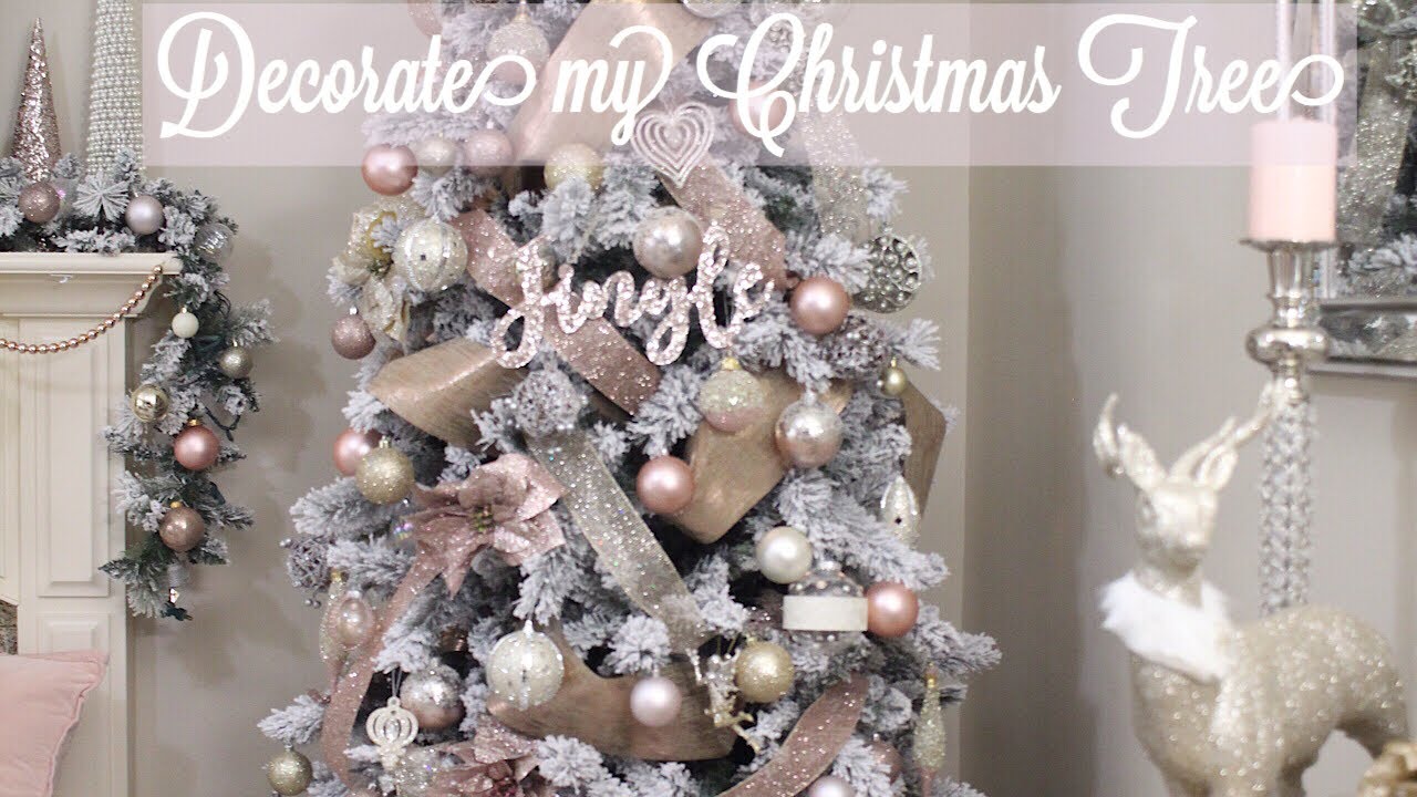 Christmas Tree Decorate With Me | GLAM Tree