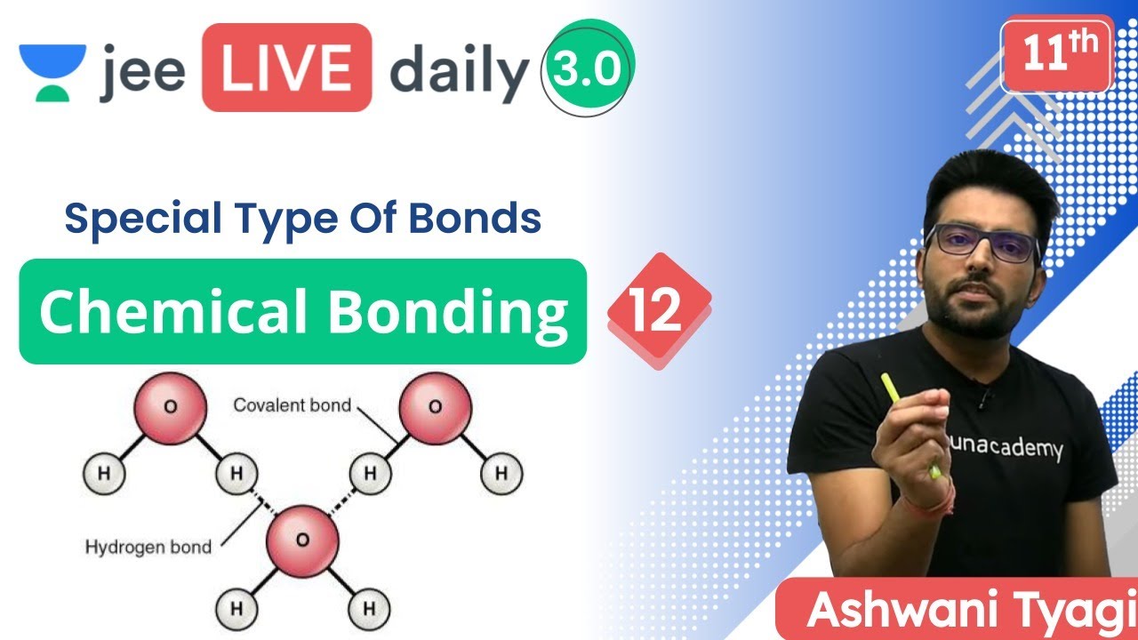 JEE: Chemical Bonding L12 | Special Type Of Bonds | Unacademy JEE | Ashwani Tyagi