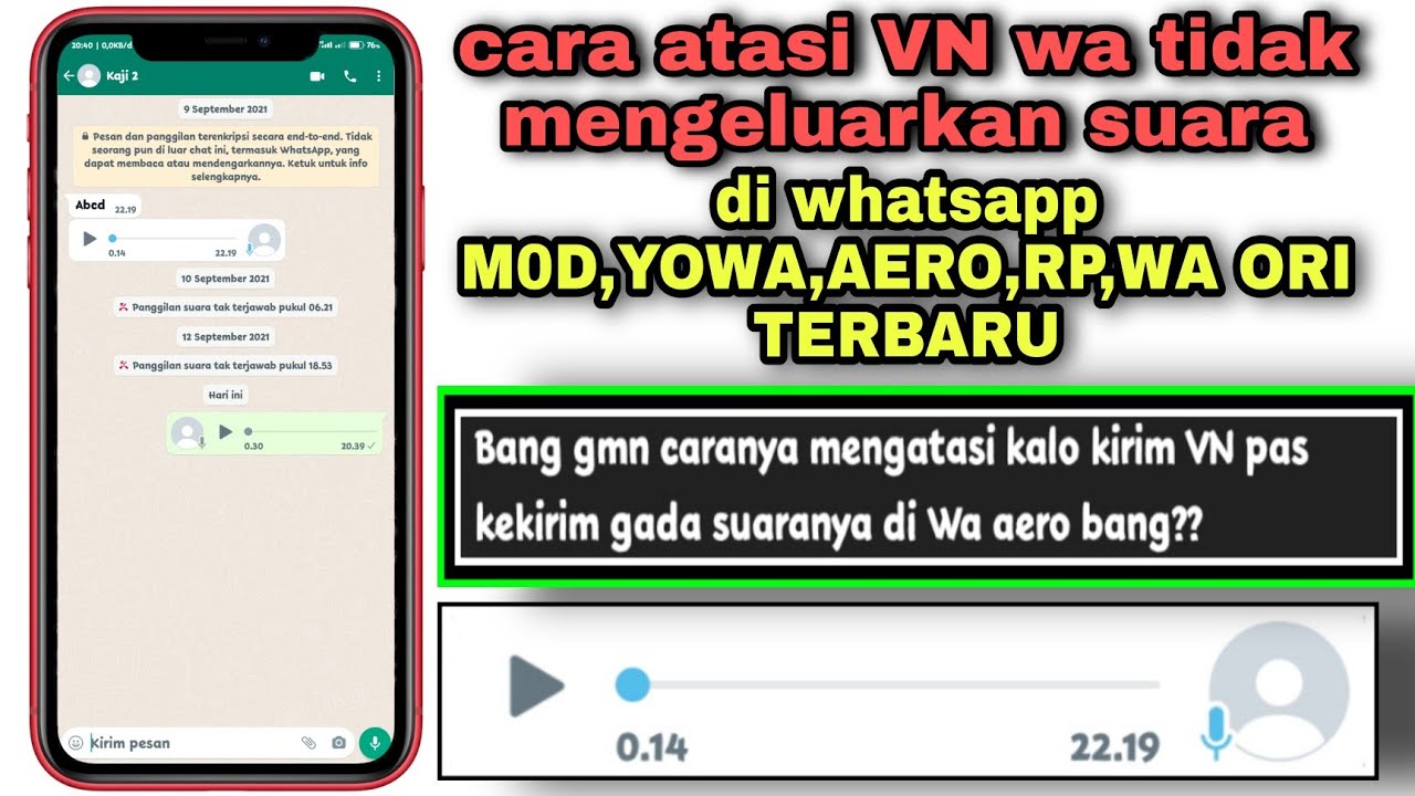 vn whatsapp tidak ada suara di iphone 6