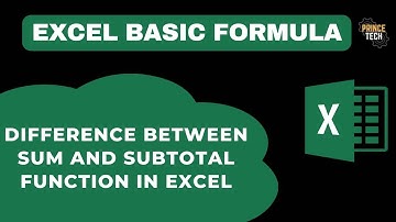 Mastering Excel: The Surprising Differences Between SUM and SUBTOTAL Explored!