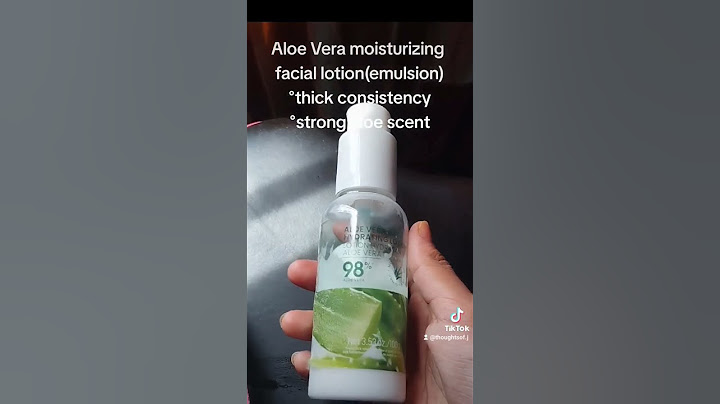 Miniso aloe vera moisturizing lotion review