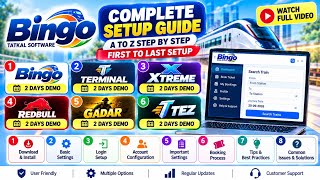 BINGO TATKAL SOFTWARE | COMPLETE A TO Z SETUP GUIDE 🚀  FIRST TO LAST SETUP  2 DAYS FREE DEMO screenshot 3