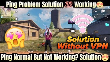 FF Normal Ping But Not Working ?😥 | Free Fire High Ping Problem  | Free Fire Normal Ping Not Working