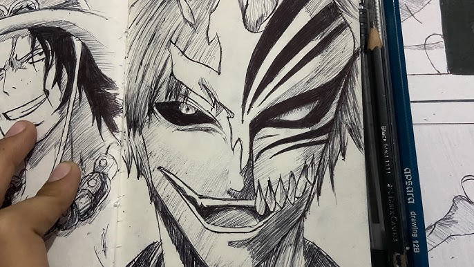 A drawing I did a little while back of Vasto Lorde Ichigo. @loehn