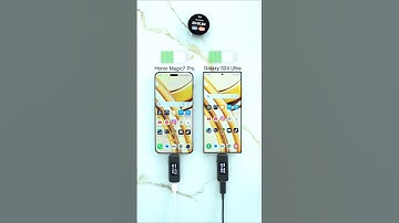 Honor Magic7 Pro vs Samsung Galaxy S24 Ultra Charging Test!🪫🔋