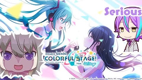 Project Sekai but if my favourite character talks the game switches