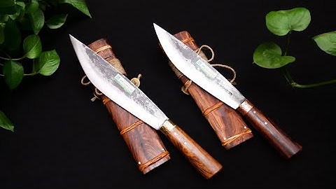 DAO PHÚC SEN, BỘ  DAO MÈO LƯỠI 28CM VÀ 25CM  CỰC ĐỈNH - HÀNG CHUẨN  CỦA HTX DAO PHÚC SEN