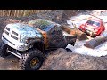 3 TRUCKS GET MUDDY! FiRST TiME ON COURSE as a FAMiLY! #ProudParenting | RC ADVENTURES