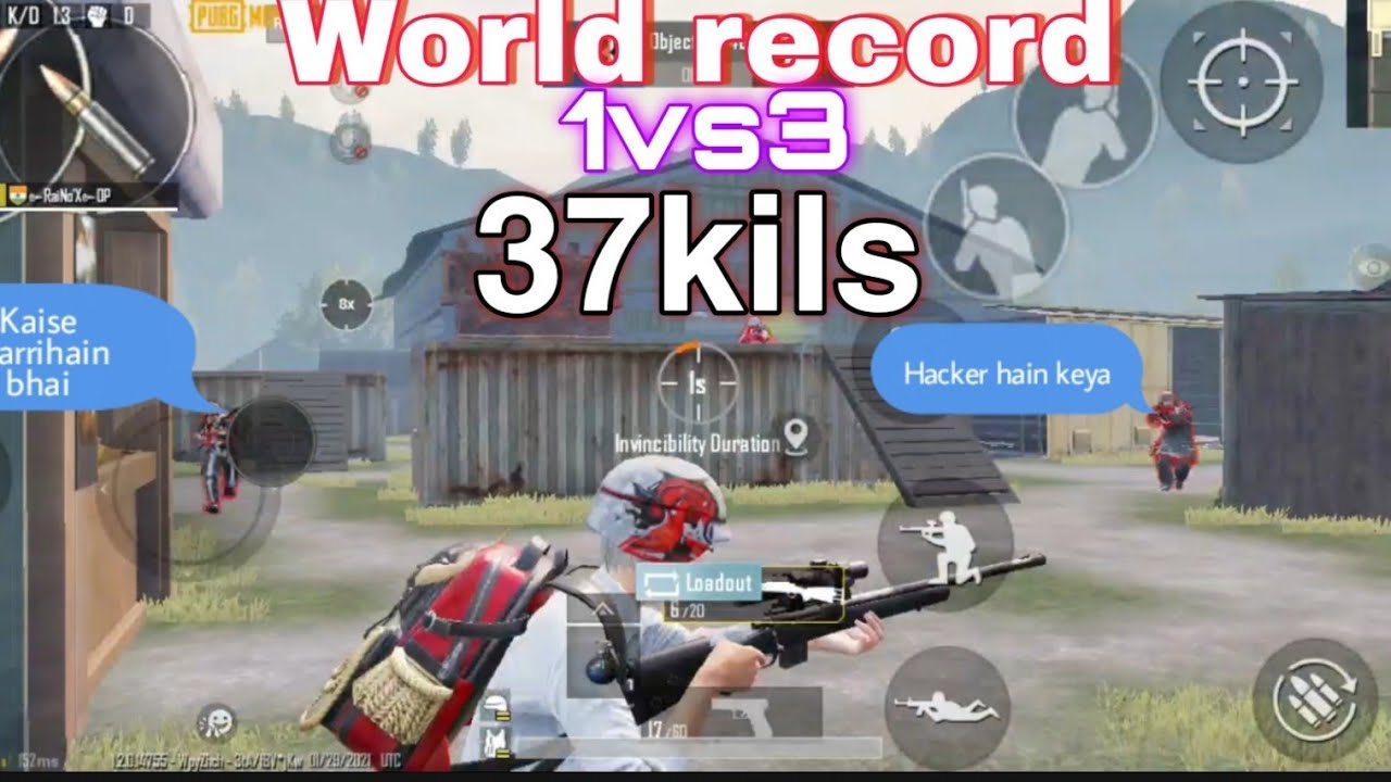 most intense tdm match in pubg mobile II 1vs3 m24 only - YouTube
