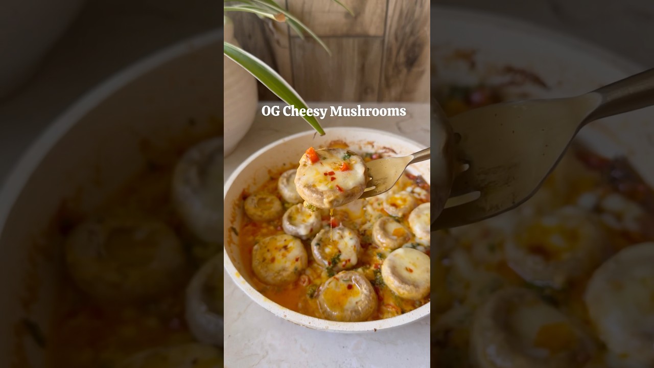 The best cheesy mushrooms !!