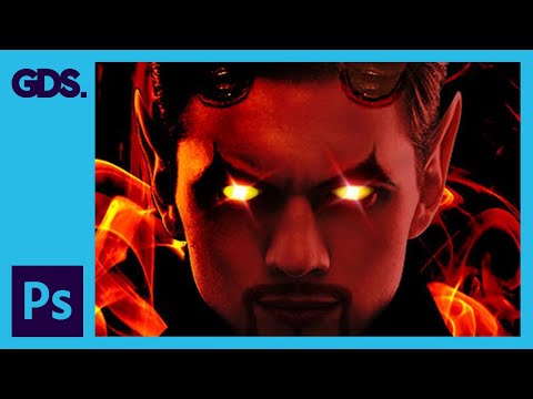 Devil Photoshop Tutorial: Layer Masking, Blending Modes & More