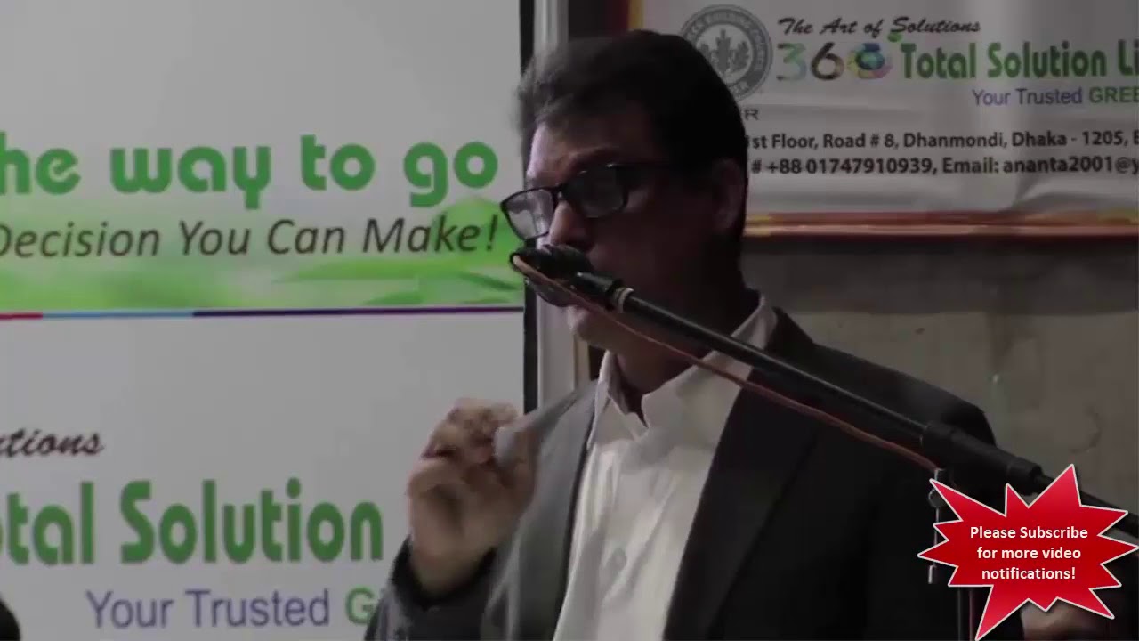7 Day's Green 2018 - Video 5 - Speech – Altaf Hossain Biswas, MD and CEO - Tushin Emporium (RIGEL)