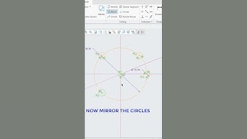 array and mirror in creo sketching