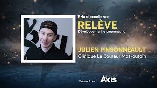 Julien Pinsonneault, lauréat du Prix d'excellence Relève 2026