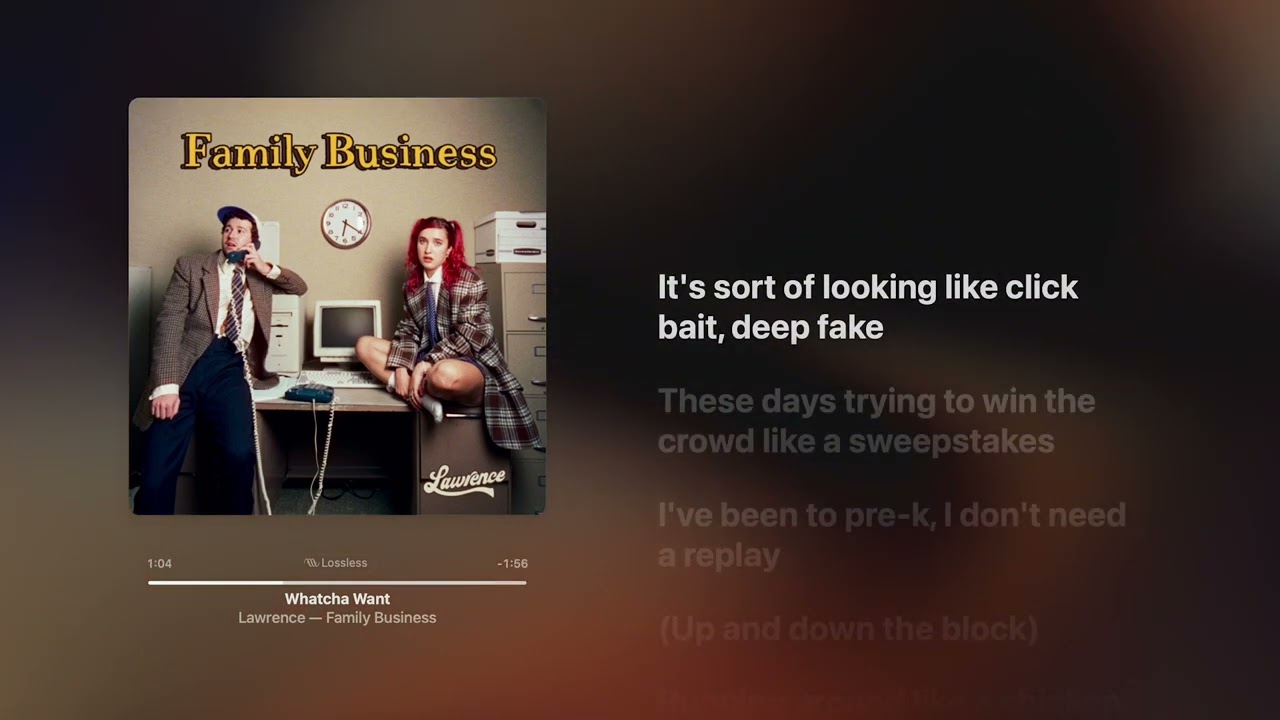 Whatcha Want - Lawrence (Karaoke w/ Backing Vocals)