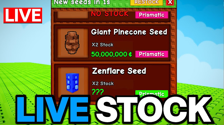 LIVE 🔴 GROW A GARDEN STOCK 24/7! (GEAR, WEATHER, SEEDS)