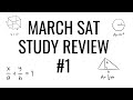 MARCH SAT REVIEW #1