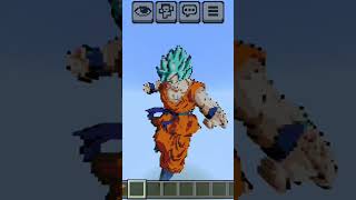 goku ssj blue subscribe for more minecraft videos build ideas