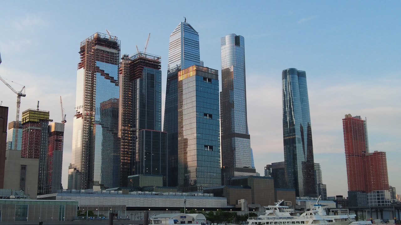 ⁴ᴷ⁶⁰ New York Waterway ferry ride from Port Imperial to Midtown-39th Street