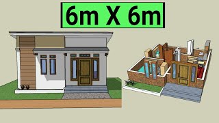 Simple House 6x6 Meters │ simple house Simple House 6x6 Meters │ simple house