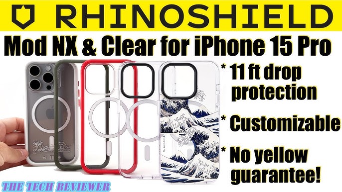 RhinoShield Clear Case Compatible with Magsafe for [iPhone 14 Pro Max]  Superior Magnetic, Advanced Yellowing Resistance, Crystal Clear, Protective  and