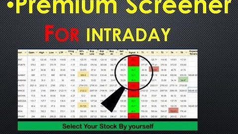 Chartink Screener Doji  Intraday Stock for intraday Catch quick movement stock selection