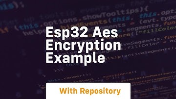esp32 aes encryption example